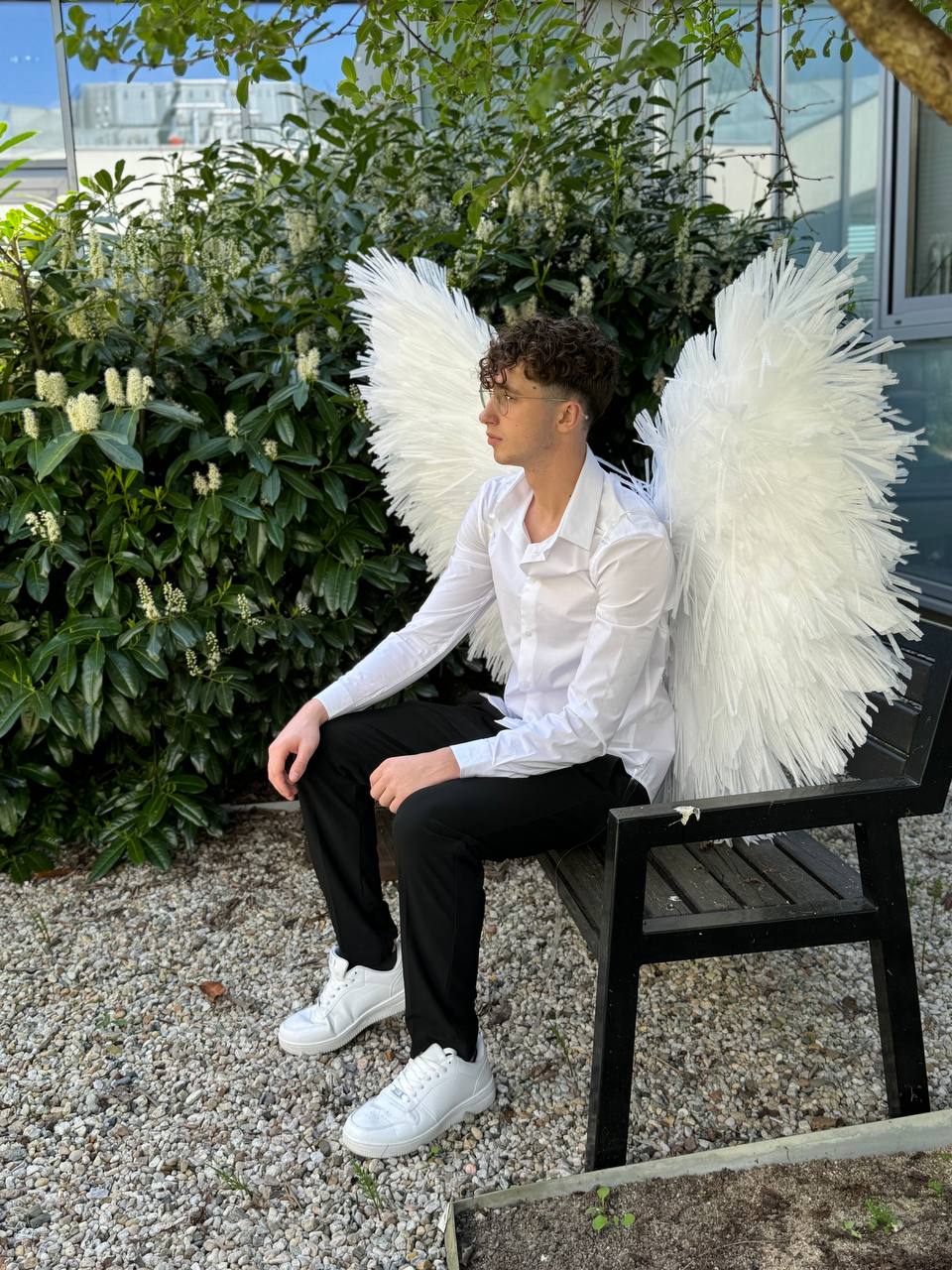 White Angel wings costume "Bogacci brand"