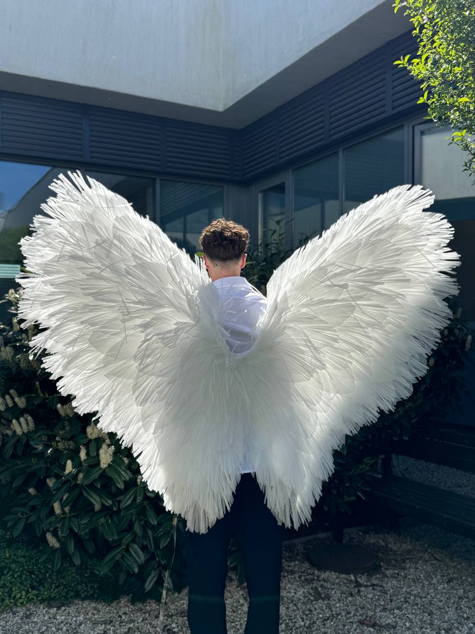 White Angel wings costume "Bogacci brand"