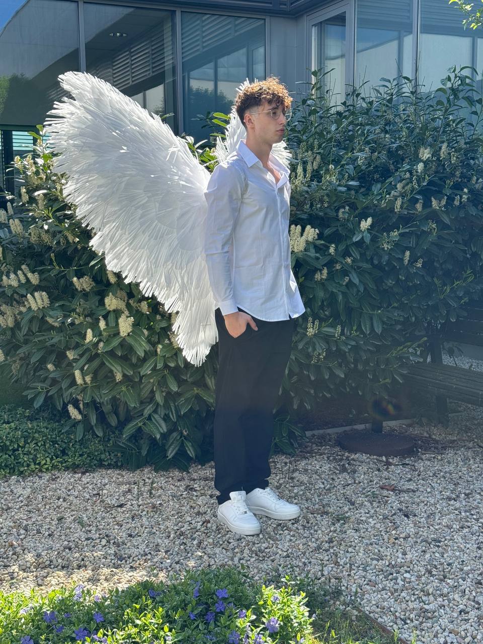 White Angel wings costume "Bogacci brand"
