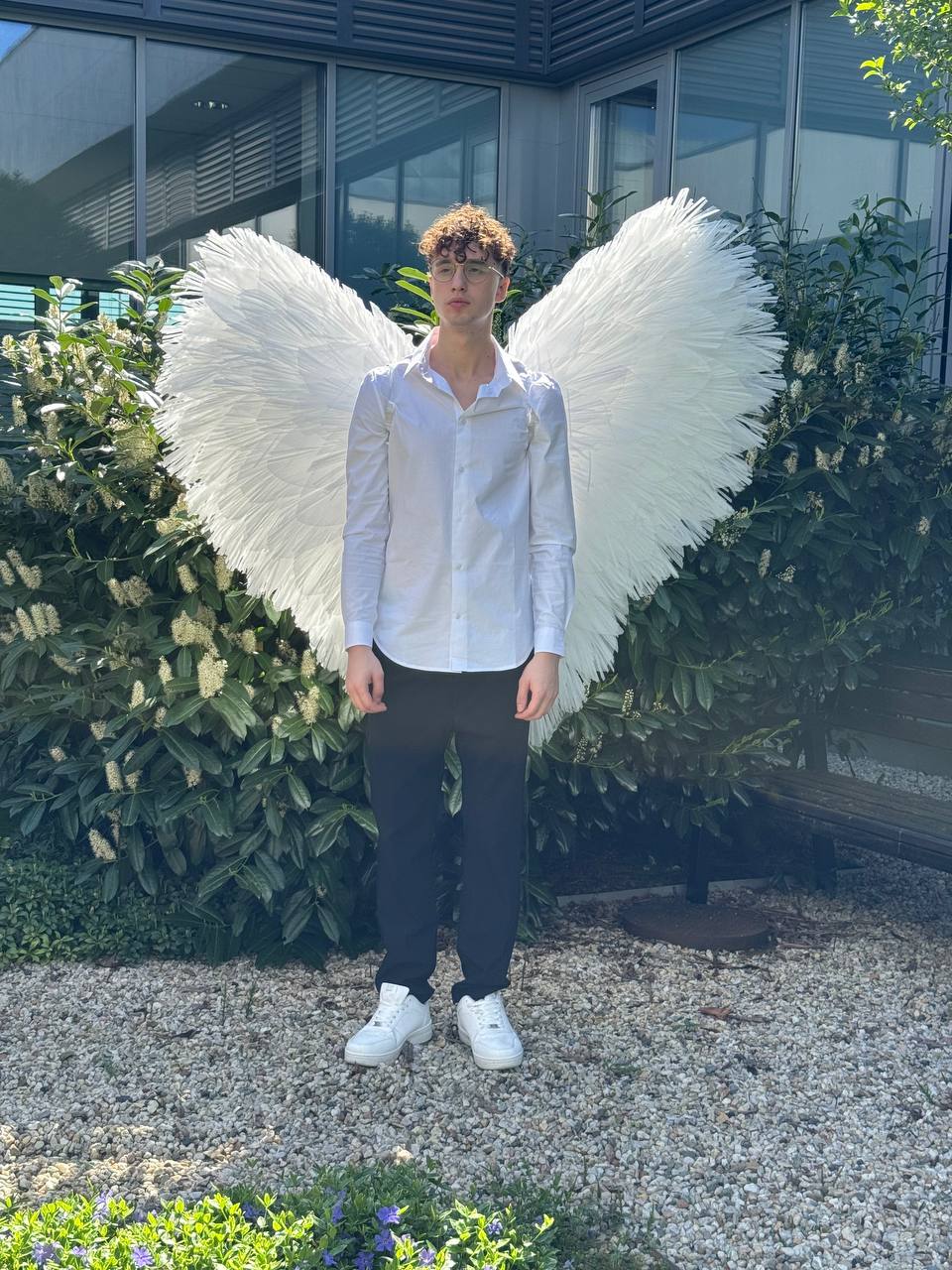 White Angel wings costume "Bogacci brand"
