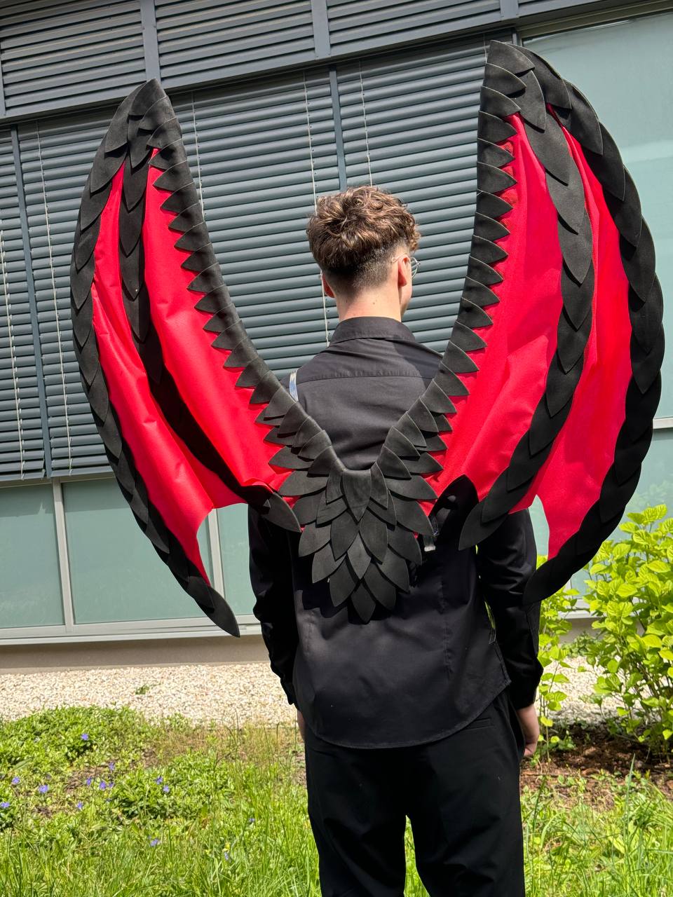 Dragon Wings Black Red Costume Cosplay "Bogacci brand"
