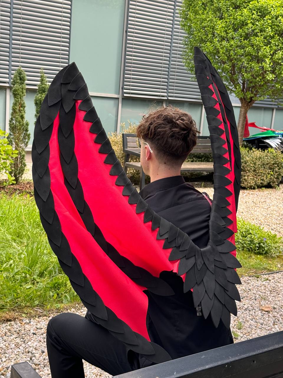 Dragon Wings Black Red Costume Cosplay "Bogacci brand"