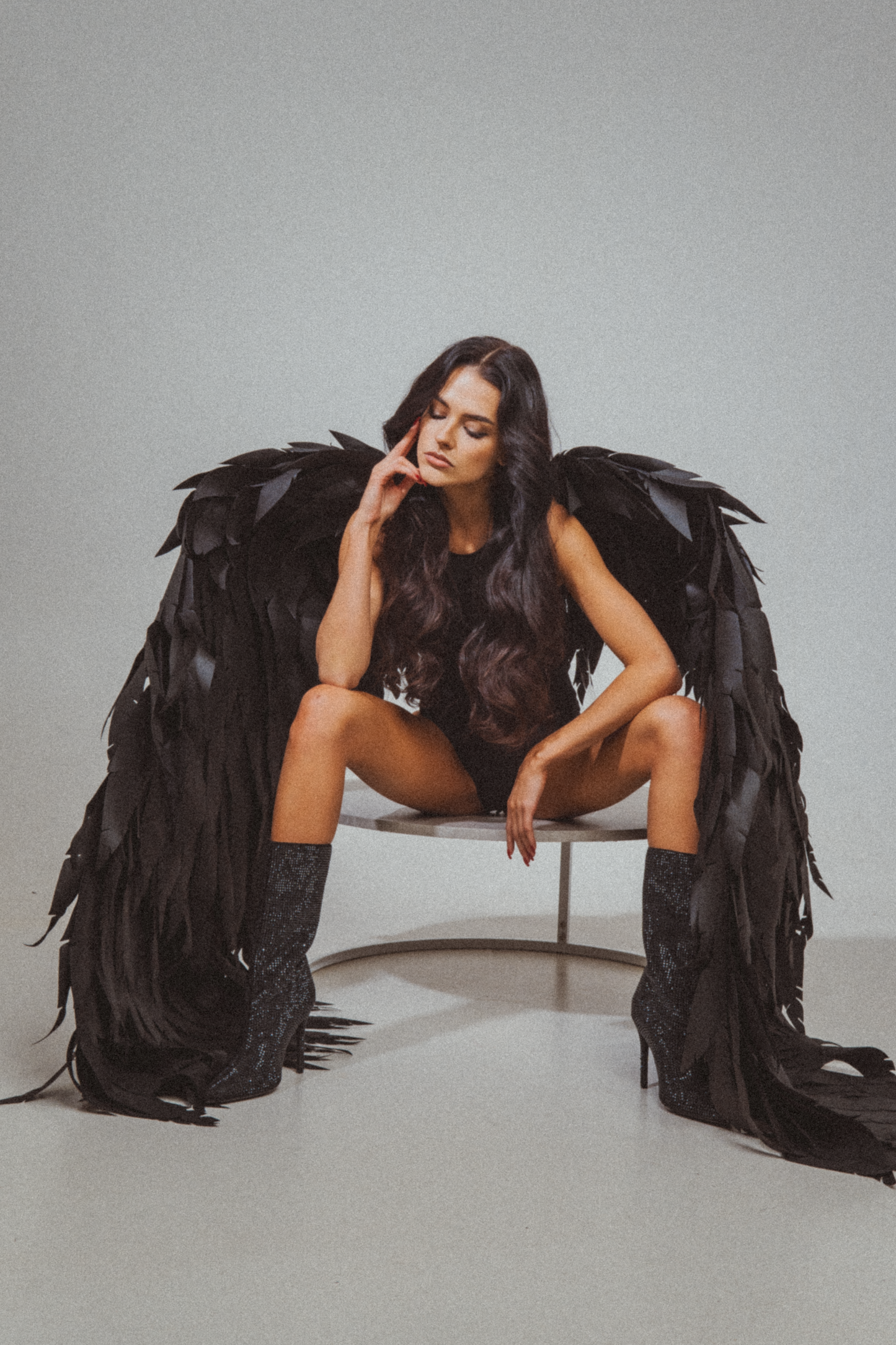 Large Black wings costume Cosplay "Bogacci brand"