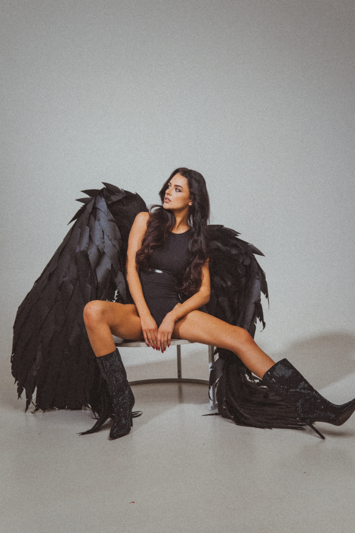 Large Black wings costume Cosplay "Bogacci brand"