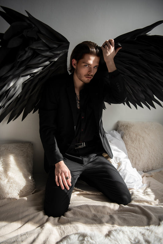 Black Angel Wings Cosplay "Bogacci brand"