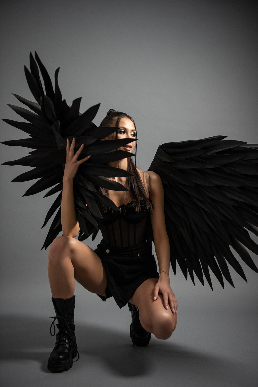 Black Angel Wings Cosplay "Bogacci brand"