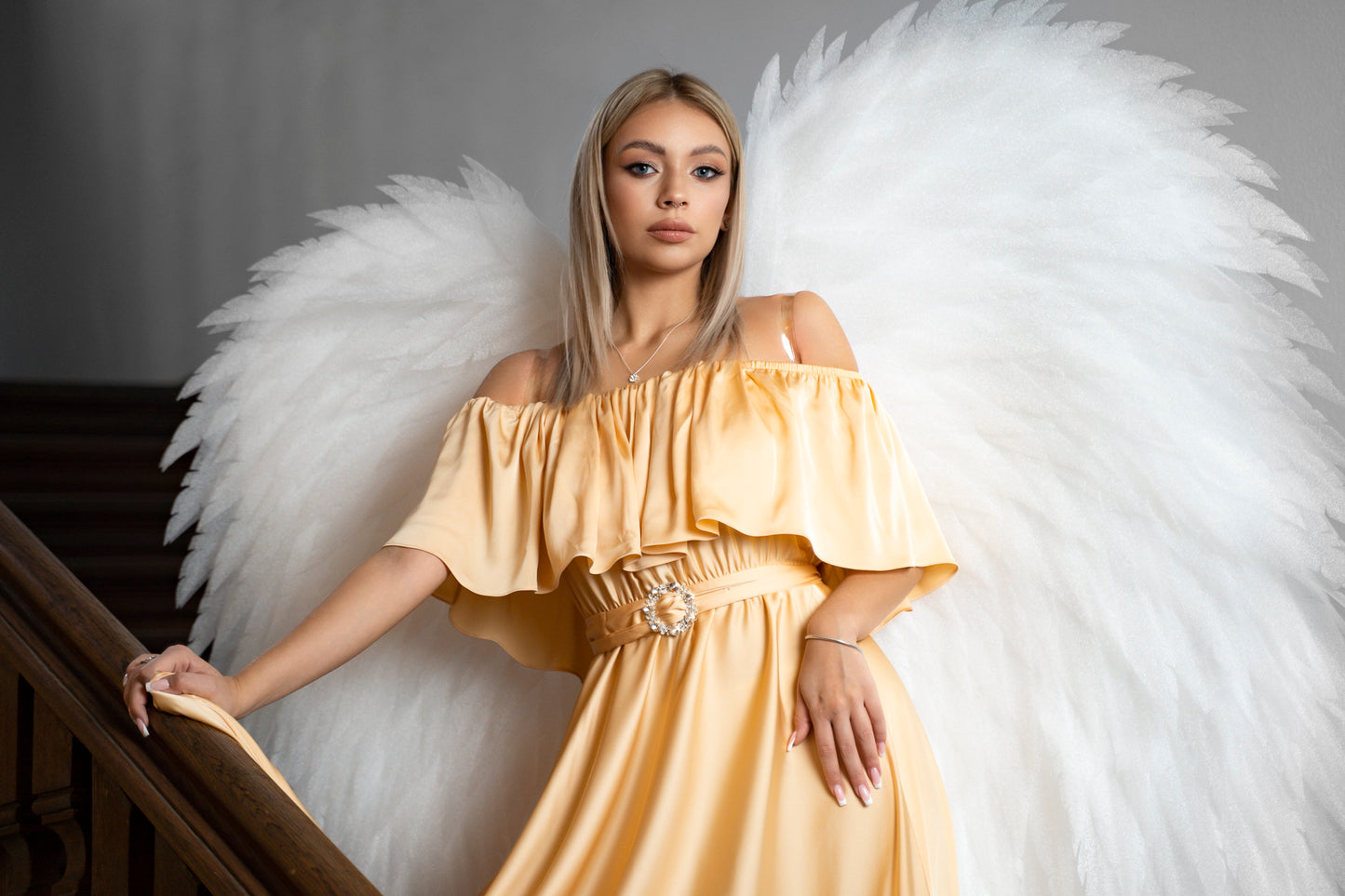 White Angel Wings Costume "Bogacci brand"
