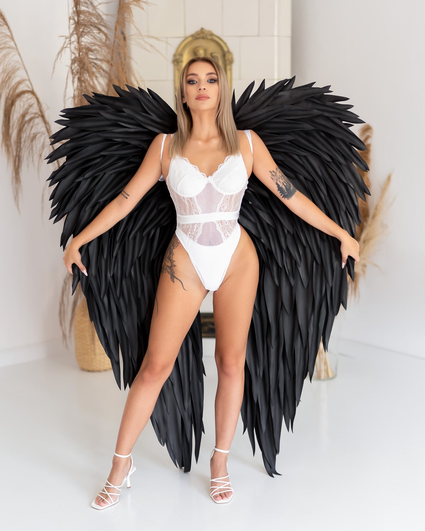 Black Angel Wings Cosplay "Marque Bogacci"