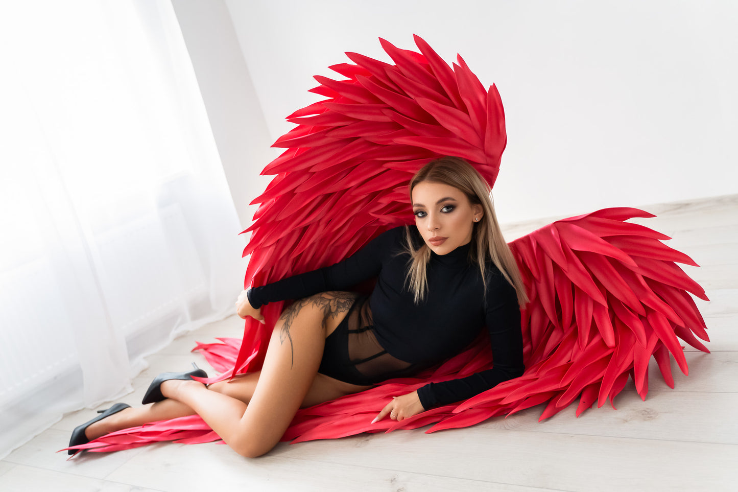 Red Angel Wings Cosplay "Bogacci brand"
