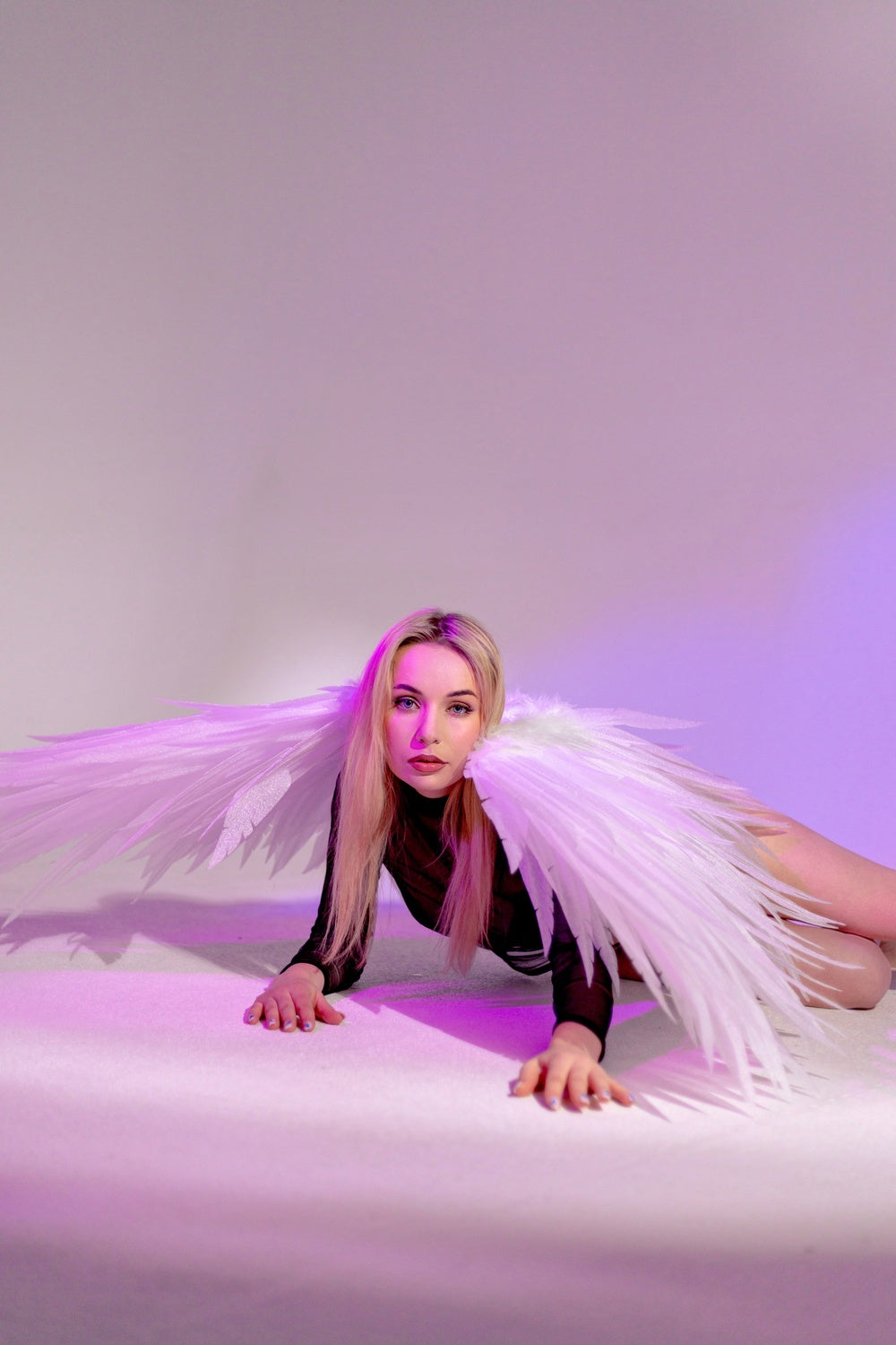 Exclusive white angel wings "Bogacci brand"