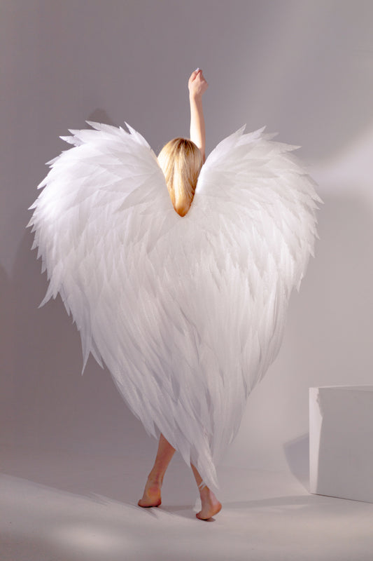 White Angel Wings Costume "Bogacci brand"